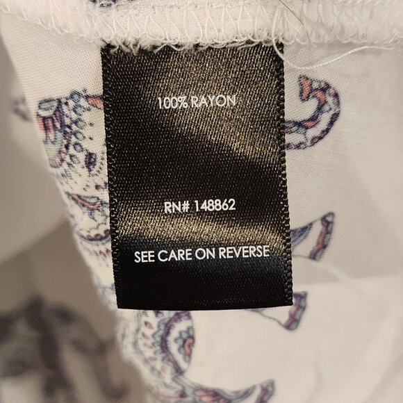 Torrid women 3 / 3X Harper Challis Elephant Print top blouse shirt - Picture 9 of 12